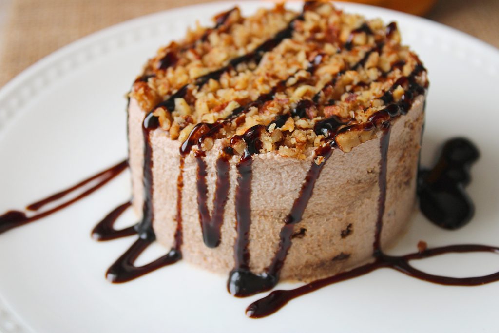 Creamy Walnut Mousse - Cooking My Pounds Off
